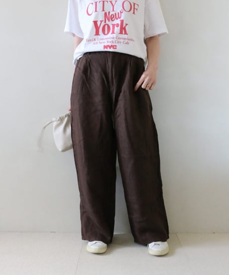 ロゴT×ワイドパンツコーデ（GOOD ROCK SPEED・FRAMeWORK）・Set