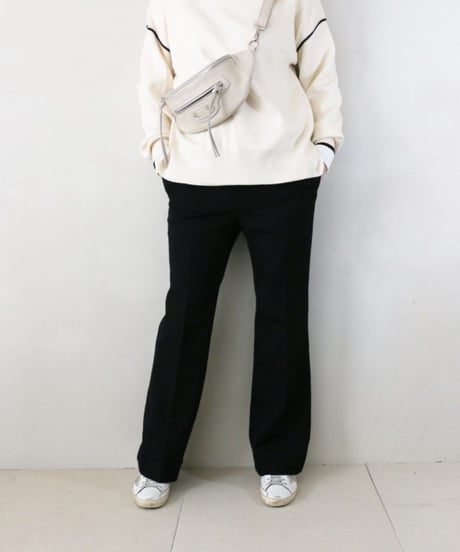 ハイネック配色プルオーバー×パンツコーデ（GLOBAL WORK・Deuxieme Classe）Set