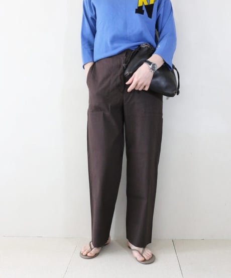 championサイドジップライトスウェット×ブラウンパンツコーデ（Champion・Ballsey）Set
