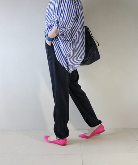 ストライプシャツ×グロッシー ベイカー 2WAY パンツコーデ（JOURNAL STANDARD relume・green label relaxing）Set