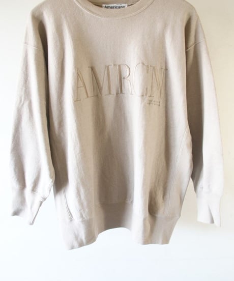 同色ロゴ刺繍スウェット Americana（単品￥6950）