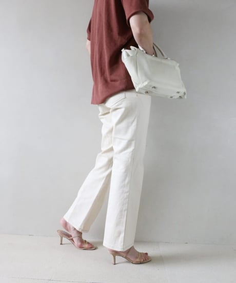 キャミ付きシアーニット×ホワイトパンツコーデ（Mila Owen・Maison IENA）Set