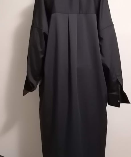 サテンBIGシャツワンピース Loungedress