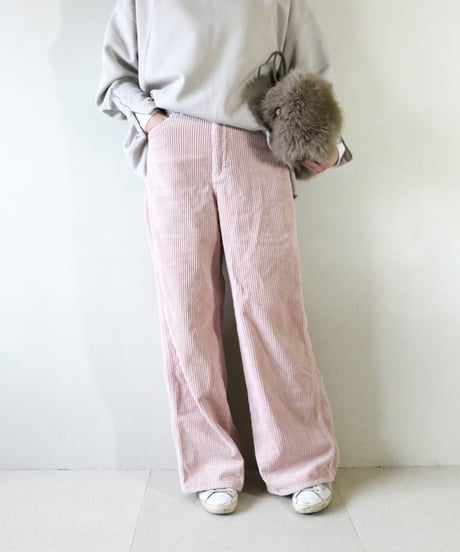 スウェット×ピンクまろみカラー冬コーデ（fredy emue・RED CARD）・Set