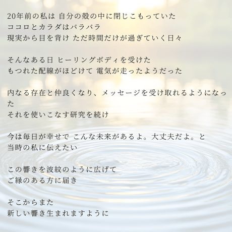 Reborn healing program オンライン