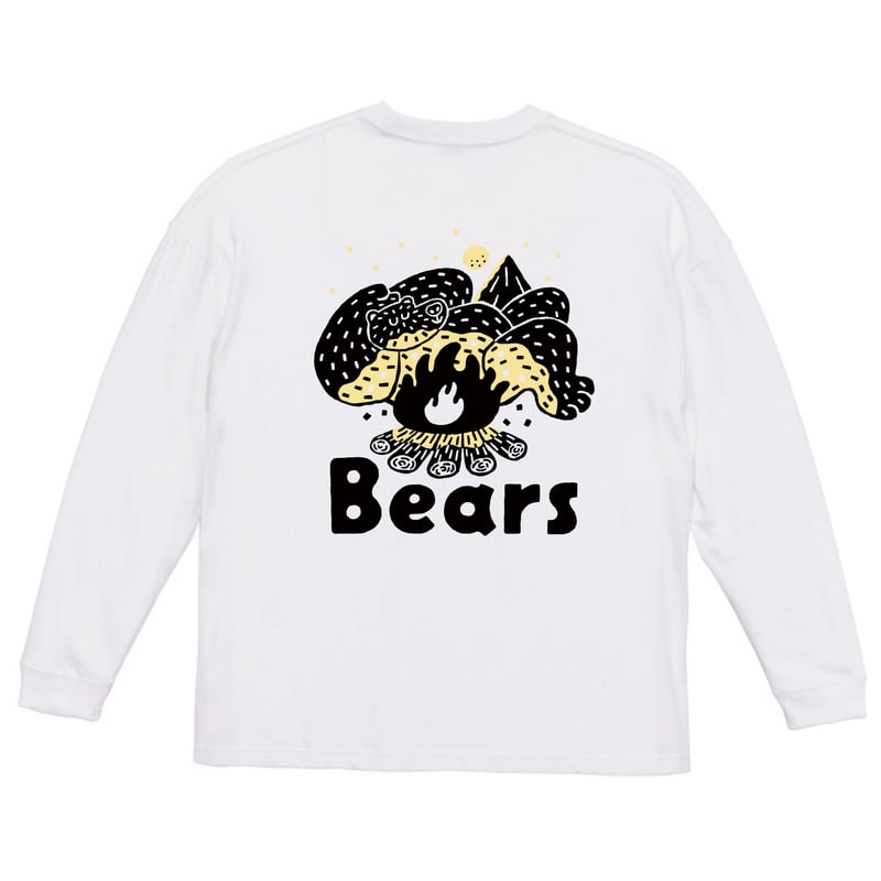 Bears Long Sleeve T-shirt -Bears×オカタオカ-（Big Si