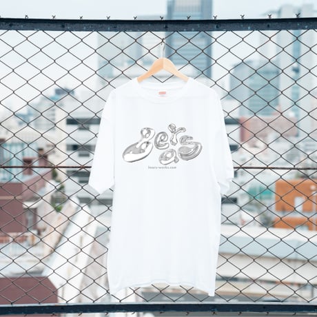 INKJET PRINTED T-shirt　-chrome-