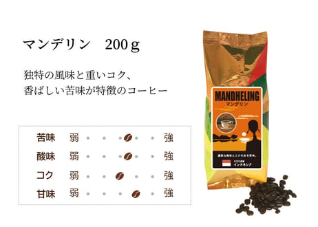 マンデリン　200ｇ