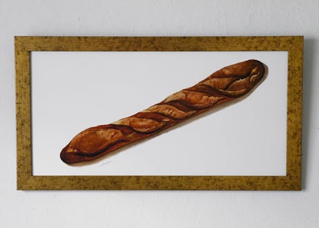 baguette / Boulangerie Patisserie Traiteur ADACHI（250mm×500mm）
