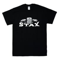 STAX（スタックス） RECORDS BLACK ロゴTシャツ stax tシャツ ロック tシャツ バンド tシャツ