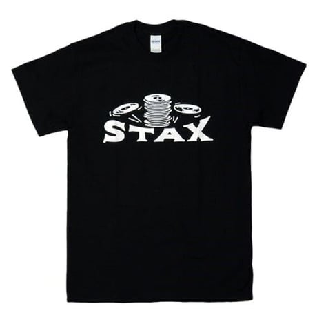 STAX（スタックス） RECORDS BLACK ロゴTシャツ stax tシャツ ロック tシャツ バンド tシャツ