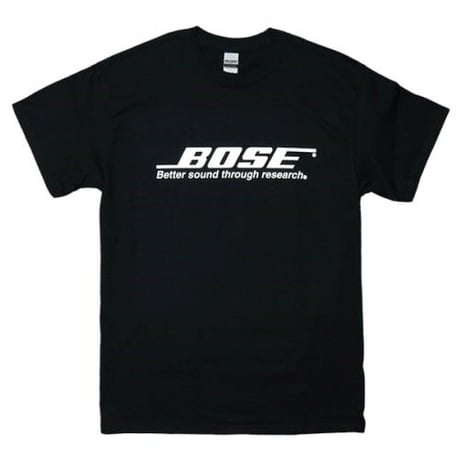 BOSE（ボーズ） dj tシャツ ブラック bose tシャツ ロゴt 楽器 tシャツ
