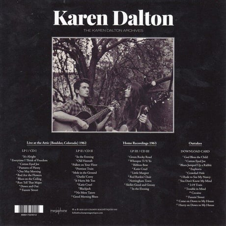Karen Dalton - Recording is the Trip ~The Karen Dalton Archives BOX (3LP+3CD+DOWNLORD CARD+T-SHIRT)