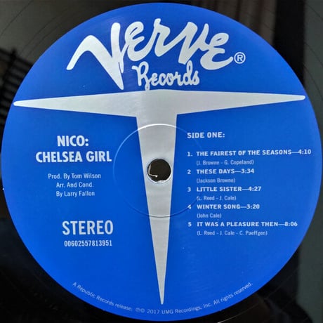 ニコ /チェルシー・ガール 新品輸入レコード