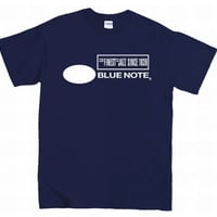 BLUE NOTE RECORDS ジャズレーベル ロゴTシャツ NAVY ジャズ tシャツ ブルーノート tシャツ