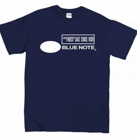 BLUE NOTE RECORDS ジャズレーベル ロゴTシャツ NAVY ジャズ tシャツ ブルーノート tシャツ