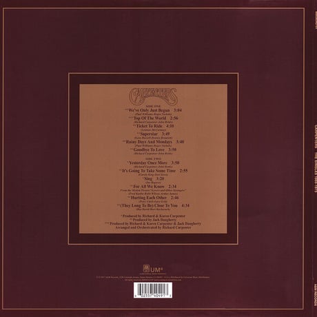 カーペンターズ / シングルス1969-1973