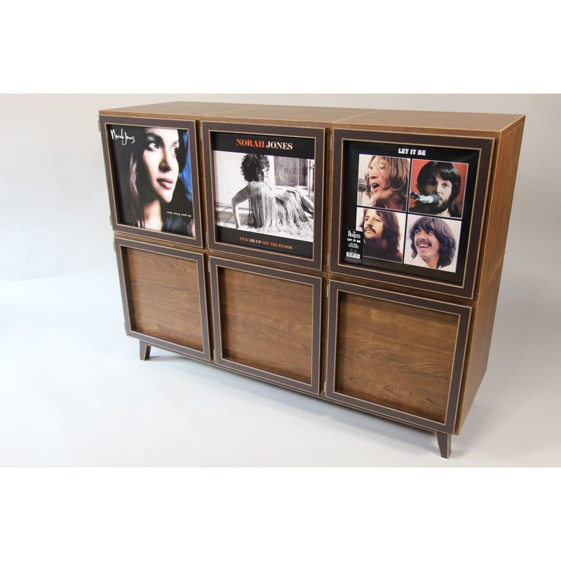 瀬戸内工芸製 JEUGIA Basicオリジナル レコードキャビネット | JEUGIA