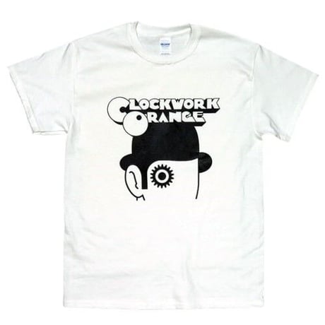 時計じかけのオレンジ モノトーン版 復刻デザイン カルト映画Tシャツ 時計じかけのオレンジ tシャツ 映画 t シャツ おしゃれ