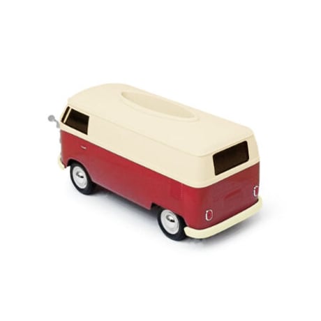 VWバス ティッシュボックス ツートーン RED
