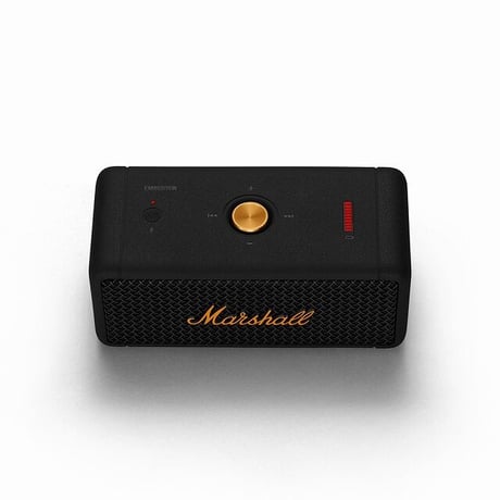 Marshall Emberton Black and Brass Bluetoothスピーカー