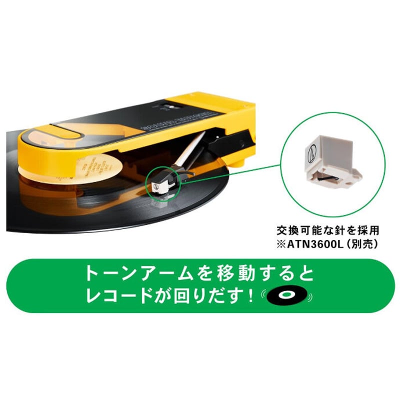 audio-technica ワイヤレス・レコードプレーヤー【SOUND BURGER