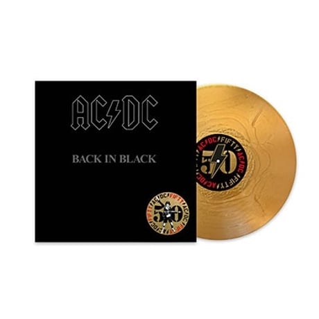 AC/DC - Back in Black (Gold Vinyl) 新品輸入レコード