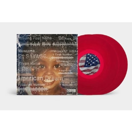 21サヴェージ / American Dream (Red Vinyl) 新品輸入レコード