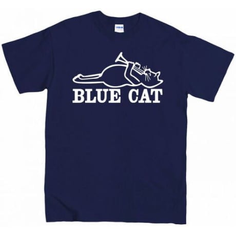 BLUE CAT（ブルー・キャット） RECORDS BY RED BIRD ロゴtシャツ ジャズ tシャツ