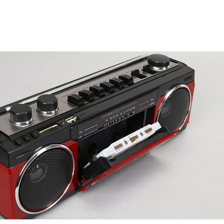 SANSUI Bluetooth搭載ラジカセ SCR-B2 RD サンスイ ラジカセ