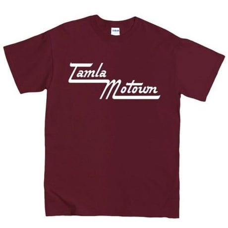 TAMLA MOTOWN RECORDS DARKRED ロゴTシャツ motown tシャツ モータウン tシャツ ロック tシャツ バンド tシャツ