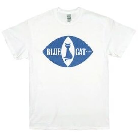 BLUE CAT（ブルー・キャット） RECORDS BY TROJAN ロゴTシャツ ロックtシャツ バンドtシャツ