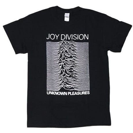 JOY DIVISION（ジョイ・ディヴィジョン） UNKNOWN PLEASURES  ポスター版デザインTシャツ #2 ロック tシャツ バンド tシャツ