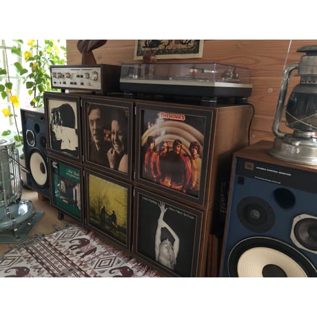 瀬戸内工芸製 JEUGIA Basicオリジナル レコードキャビネット