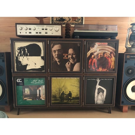 瀬戸内工芸製 JEUGIA Basicオリジナル レコードキャビネット