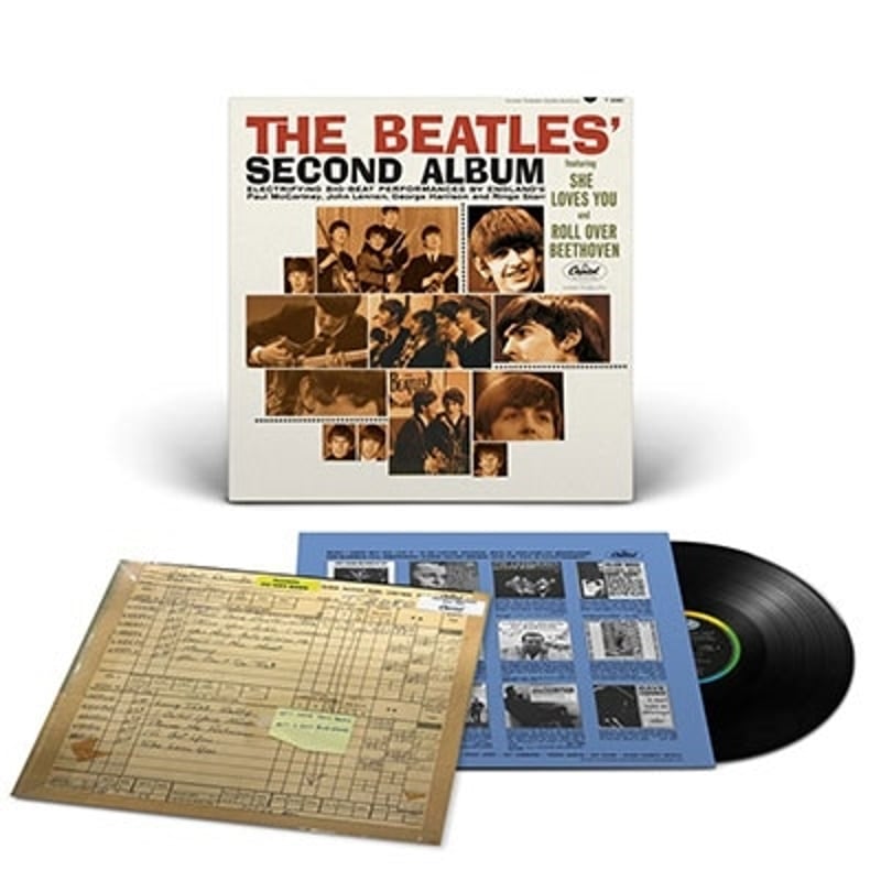 レコード　US盤　シュリンク残り　ビートルズ　セカンドアルバム　LP　送料込み レコード US盤 シュリンク残り ビートルズ セカンドアルバム LP
