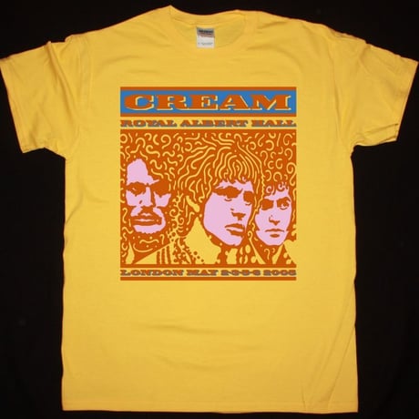 クリーム/ ライブ・アット・ロイヤル・アルバート・ホール ・ ジャケット・デザイン バンドTシャツ