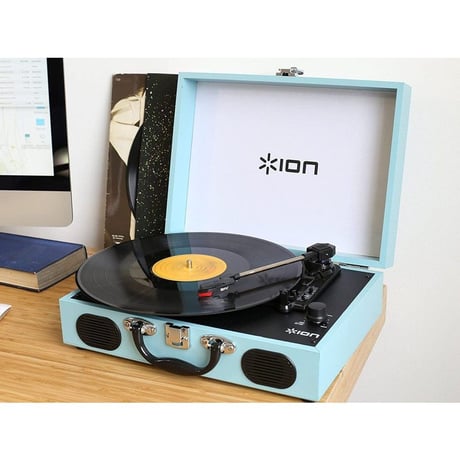 ION レコードプレーヤー VINYL TRANSPORT Blue