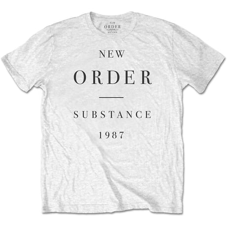 NEW ORDER（ニュー・オーダー）Substance 1987  Tシャツ　neworder tシャツ ロック tシャツ バンド tシャツ