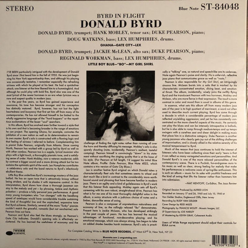 ドナルドバード　レコード Donald Byrd ドナルド・バード/ブラックバード 美品レコード