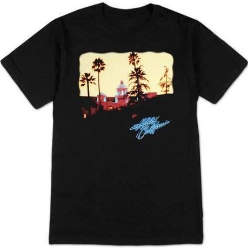 イーグルス ホテルカリフォルニア Tシャツ EAGLES（イーグルス） HOTEL CALIFORNIA ロック tシャツ バンド tシャ