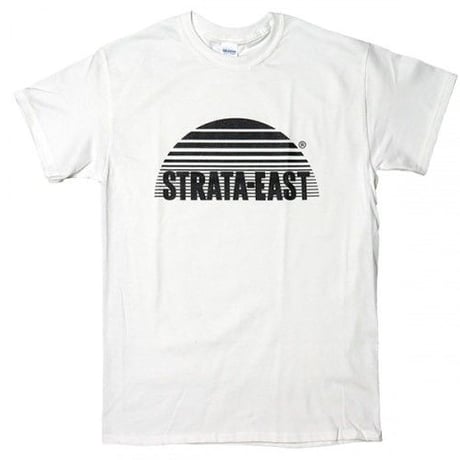 ストラタ・イースト STRATA EAST ジャズ・レーベルロゴTシャツ WHITE