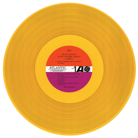モーズ・アリソン  / I Don’t Worry About A Thing (GOLD COLORED VINYL) 新品輸入レコード