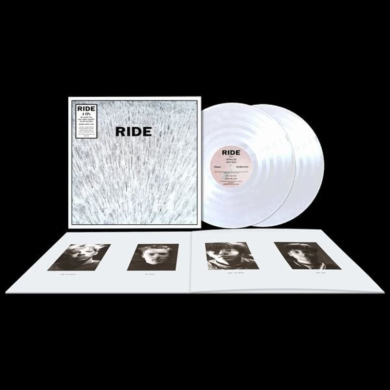 RIDE (ライド) - 4 EPs (UK 限定ホワイト・ヴァイナル 2xLP
