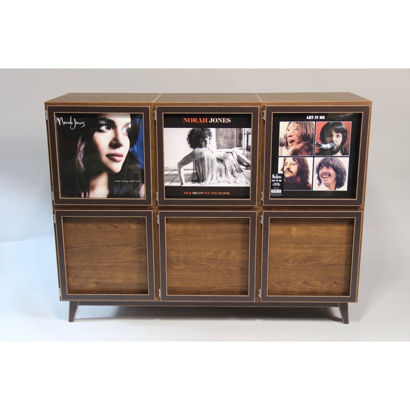 瀬戸内工芸製 JEUGIA Basicオリジナル レコードキャビネット | JEUGIA