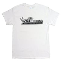 FENDER RHODES（フェンダー・ローズ） ロゴTシャツ WHITE 楽器 tシャツ
