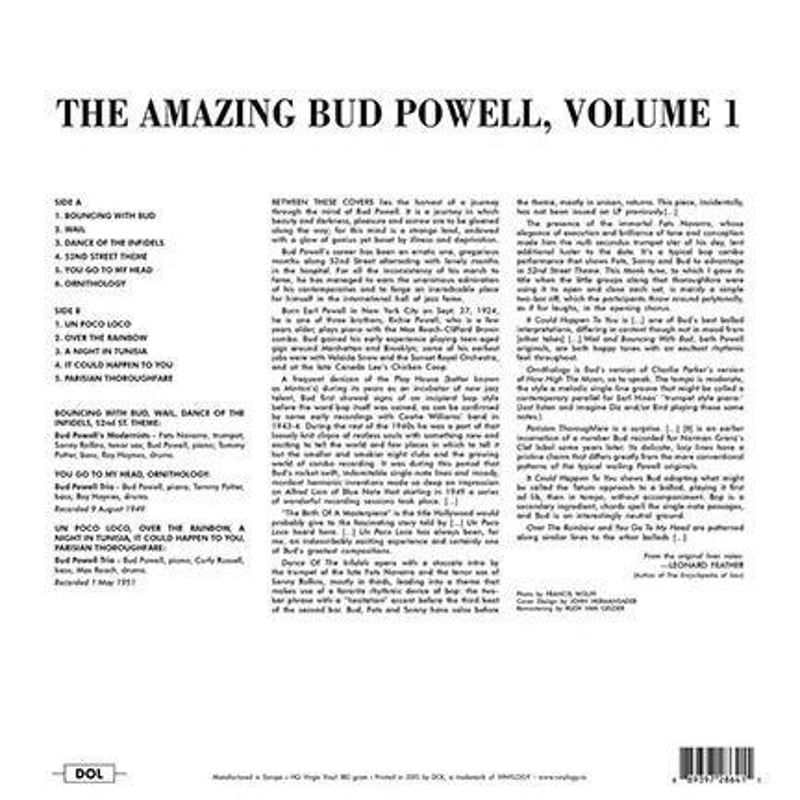 BLUE NOTEジ・アメイジング・バド・パウエル　VOL.1 新品LPレコード Amazon.co.jp: ジ・アメイジング・バド・パウエル Vol.1