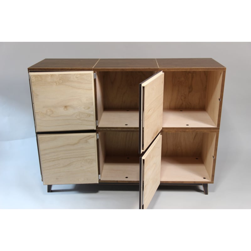 レコードキャビネット 瀬戸内工芸製 JEUGIA Basicオリジナル レコードキャビネット | JEUGIA