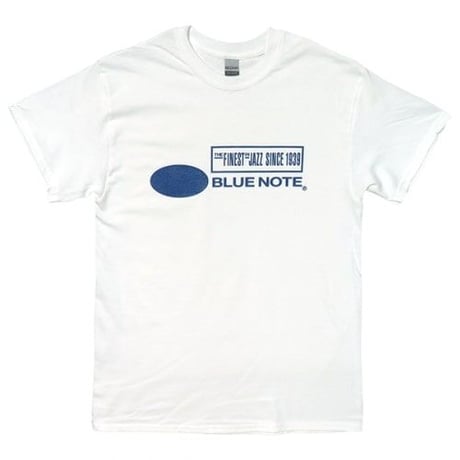 BLUE NOTE RECORDS ジャズレーベル ロゴTシャツ WHITE ジャズ tシャツ ブルーノート tシャツ