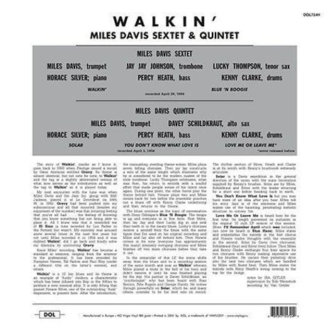 マイルス・デイヴィス / ウォーキン 新品輸入レコード